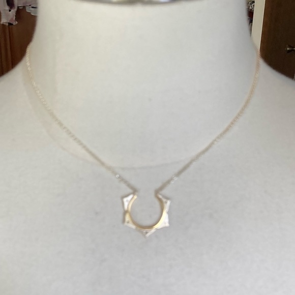 Cute Two tone Sterling Necklace & Ring Set - Picture 2 of 9